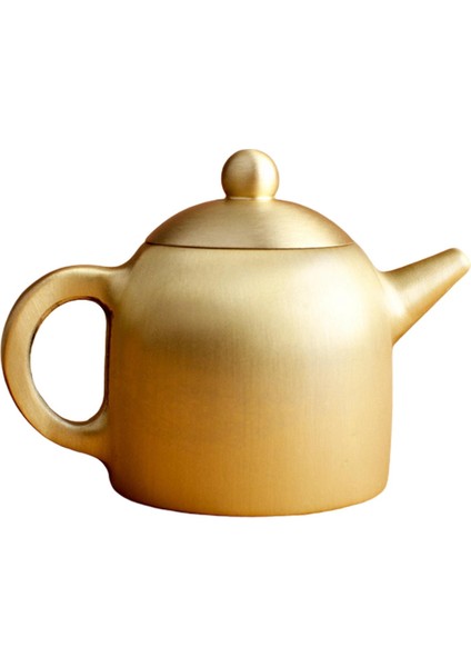 Çin Pirinç Çaydanlı Heykel Fengshui Ev Oturma Odası Veranda 6.5cmx4.5cm (Yurt Dışından) modelleri