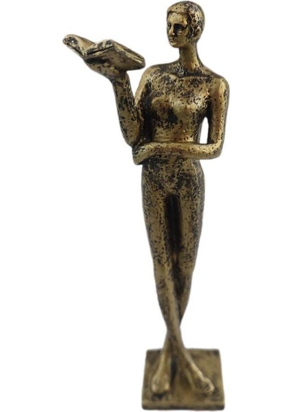 Kitap Heykeli I Figürleri Şınma Kitaplık Oturma Odası Argent (Yurt Dışından) fırsatları