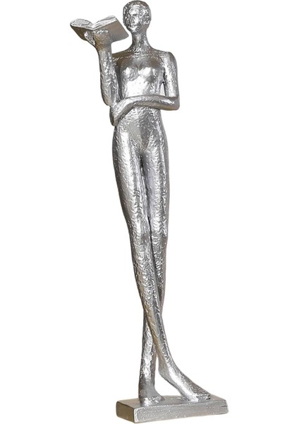 Kitap Heykeli Insanoid Figürler Şınma Partisi Için Argent (Yurt Dışından)