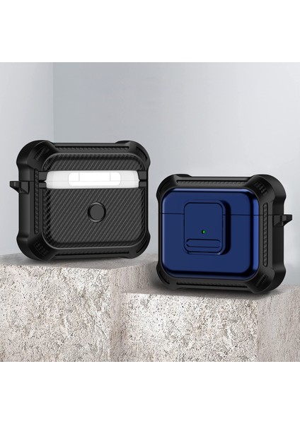 Apple Airpods 3 için tooth Drop Proof Tpu+Pc Koruyucu Basma Düğmesi Kulaklık Kılıfı (Yurt Dışından) fiyatları