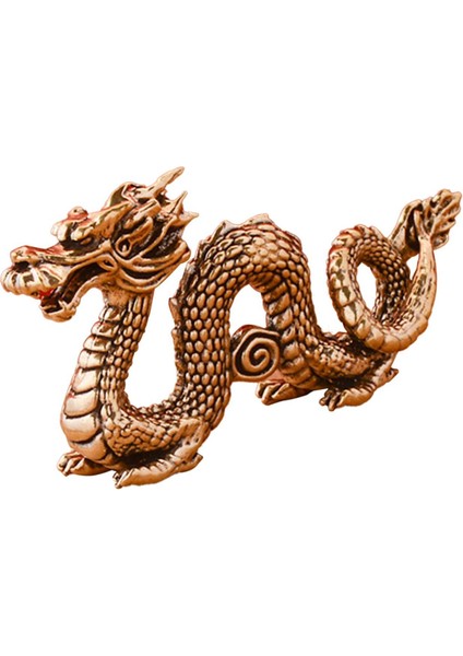 Pirinç Ejderha Heykelcik Masa Dekoru Zenginlik Dekorasyonu Dolap Masaüstü Ev (Yurt Dışından) fiyatları