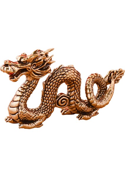 Pirinç Ejderha Heykelcik Masa Dekoru Zenginlik Dekorasyonu Dolap Masaüstü Ev (Yurt Dışından) modelleri