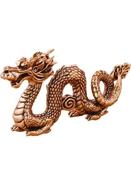 Pirinç Ejderha Heykelcik Masa Dekoru Zenginlik Dekorasyonu Dolap Masaüstü Ev (Yurt Dışından) indirimleri