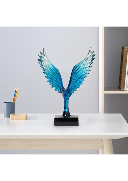 Heykeli Minimalist Soyut Heykel Odası Açık Mavi (Yurt Dışından)