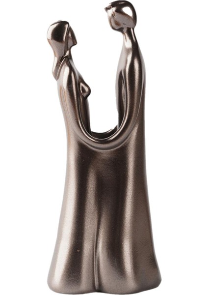 Romantik Çift Heykeli Dekoratif Sevgililer Günü Ev Dekorasyonu Reçine Heykelcik (Yurt Dışından)