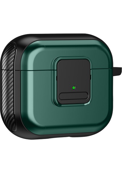Apple Airpods 3 için tooth Manyetik Toka Tamı Tpu Karabina + Kulaklık Kılıfı (Yurt Dışından)