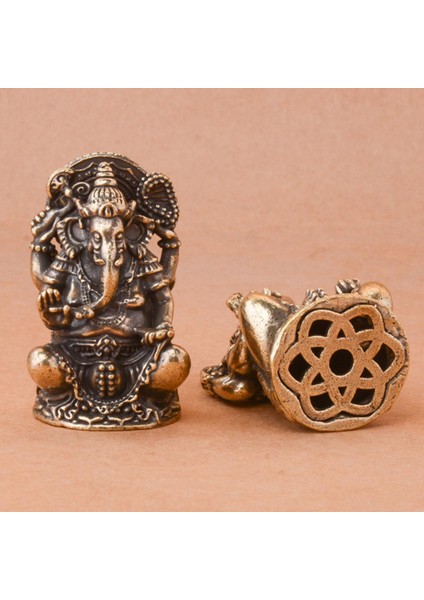 Fil Tanrı Heykeli Pirinç Yemek Odası Masa Orta Parçası Dekorasyon El Sanatları (Yurt Dışından) fiyatları