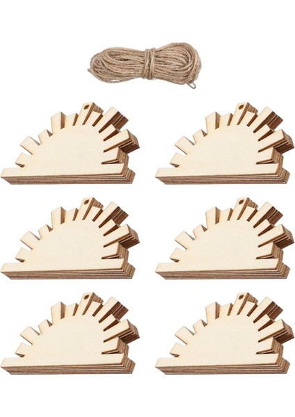 30 Adet Tamamlanmamış Ahşap Parçalar Boş Parçalar Ahşap Etiketler Dilimler Süsler Için (Yurt Dışından) fiyatları
