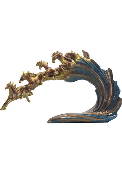 Dörtnala At Heykeli El I Masaüstü Oturma Odası Mavi Için At Heykeli (Yurt Dışından) fırsatları