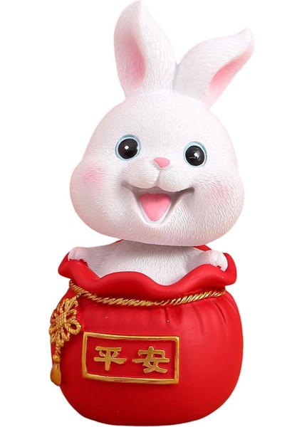 Çin Sallanan Baş Heykeli Üstü Reçine Heykelleri .5CMX5.5CMX12CM (Yurt Dışından)