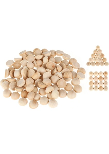 100X Tamamlanmamış Yarım Ahşap Mini Çocuklar Için Ev Dekorasyonu Çelenk 1.5CMX0.75CM (Yurt Dışından) modelleri