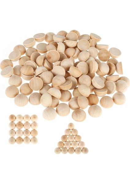 100X Tamamlanmamış Yarım Ahşap Mini Çocuklar Için Ev Dekorasyonu Çelenk 1.5CMX0.75CM (Yurt Dışından) indirimleri