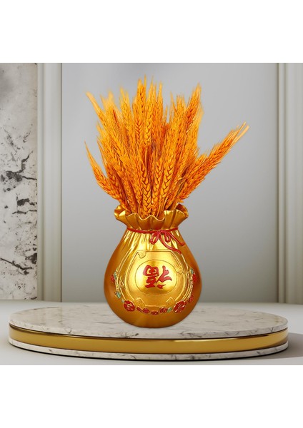 Feng Shui Heykelcik Çiçek Vazosu Reçine Giriş I Altın (Yurt Dışından) modelleri