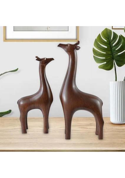 2 Modern Heykeli Figürleri Feng Shui El Sanatları Masaüstü Için (Yurt Dışından) indirimleri