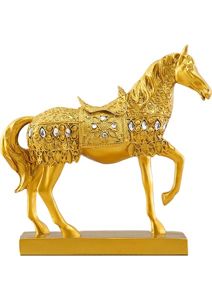 Reçine Figürler At Heykelcik Dekorasyonu Minimalist At Heykeli A (Yurt Dışından)