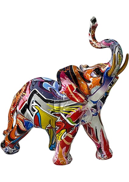 Fil Heykeli Dekoratif Reçine Parti Dekoru Için 21CMX10.5CMX24CM (Yurt Dışından)