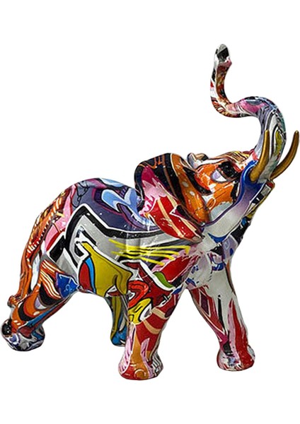 Fil Heykeli Dekoratif Reçine Parti Dekoru Için 21CMX10.5CMX24CM (Yurt Dışından) modelleri