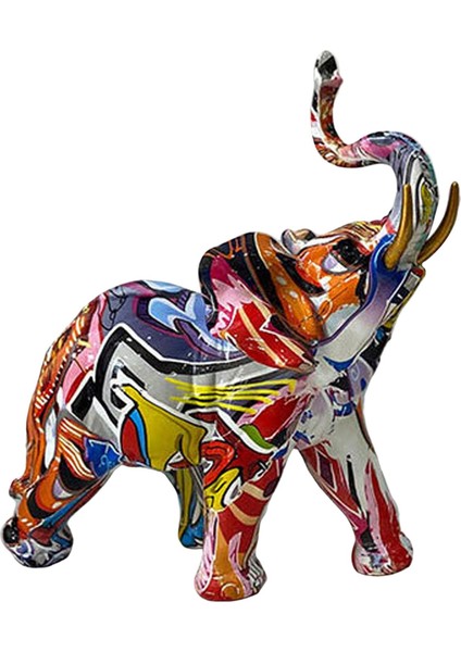 Fil Heykeli Dekoratif Reçine Parti Dekoru Için 21CMX10.5CMX24CM (Yurt Dışından) indirimleri