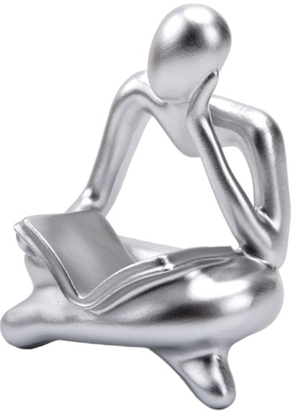 Düşünen Heykel Insanlar Heykel Hediye Koleksiyonları Kitaplık Argent (Yurt Dışından) fırsatları