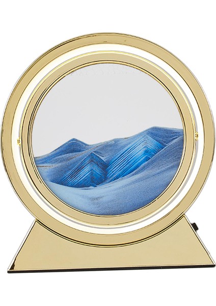 Icı Kum Boyama Lambası Süsü Kum Lambası Üstü Mavi (Yurt Dışından)