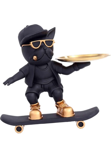 Metal Tepsili Heykeli Reçine Tepsi Heykeli Odası Kitaplık Dekoru Ayaklı (Yurt Dışından) modelleri