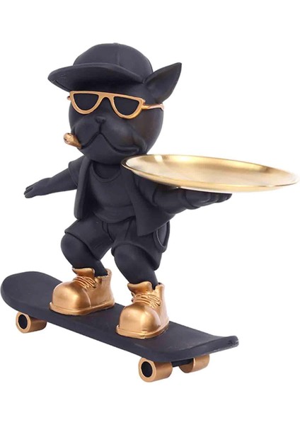 Metal Tepsili Heykeli Reçine Tepsi Heykeli Odası Kitaplık Dekoru Ayaklı (Yurt Dışından) fırsatları