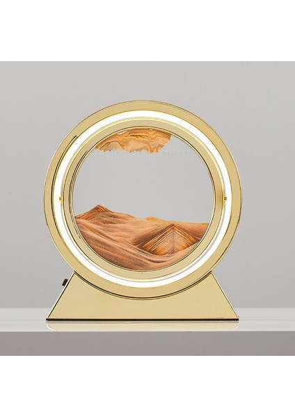 Kum Sahnesi Lambası Quicksand Hareketli Dönen Dekor Odası Sarı (Yurt Dışından)