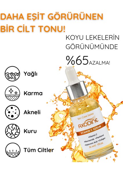 Aydınlatıcı Ve Canlandırıcı C Vitamini Serum 30 ML