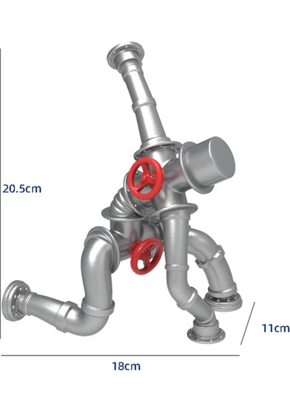 Steampunk Dekorasyon Robot Heykeli Robot Süsleme Oturma Odası Üstü (Yurt Dışından) modelleri