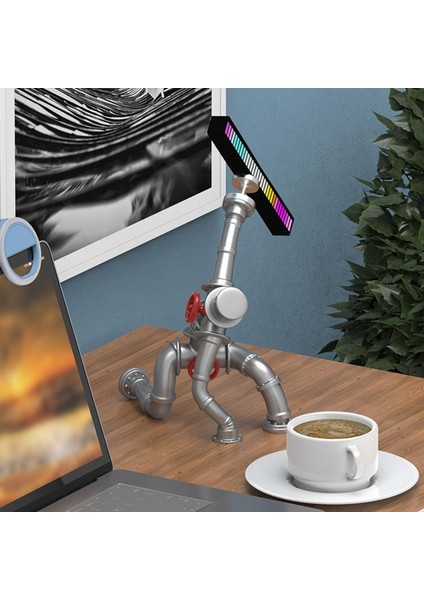 Steampunk Dekorasyon Robot Heykeli Robot Süsleme Oturma Odası Üstü (Yurt Dışından) fırsatları