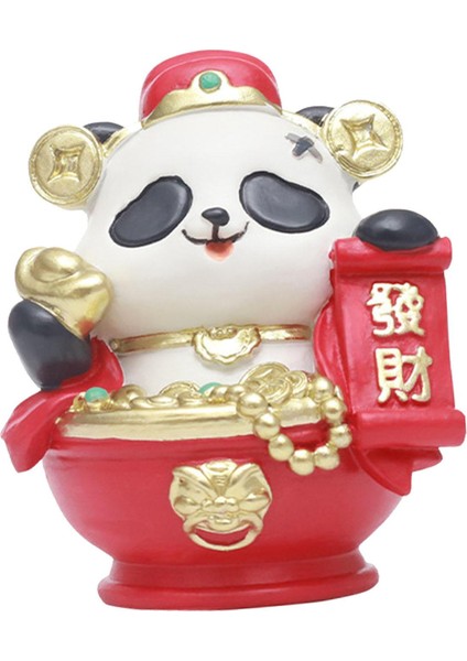 2024 Yıl Panda Figürü Süsü Fengshui Heykeli El Yapımı Odası A (Yurt Dışından) fırsatları