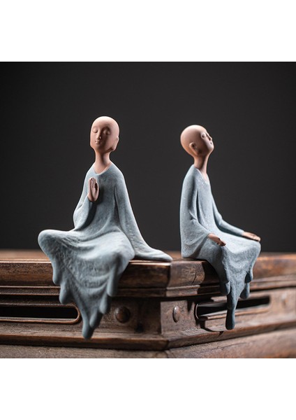 Buda Oturan Heykel Masaüstü Heykeller Dekorasyonu Meditasyon (Yurt Dışından) indirimleri
