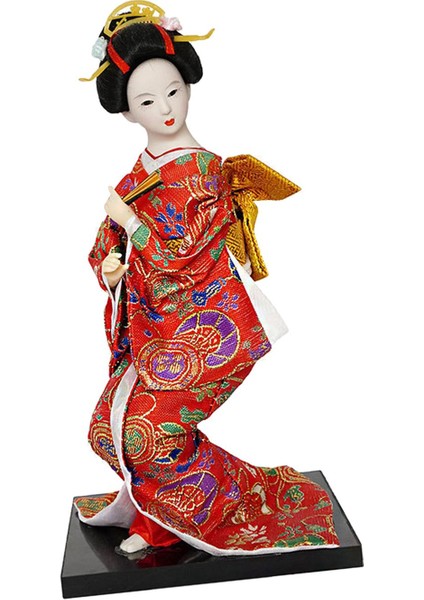 12 Inç Japon Kimono Geyşa Asyalı El Sanatları Minyatür Figür B (Yurt Dışından) fiyatları