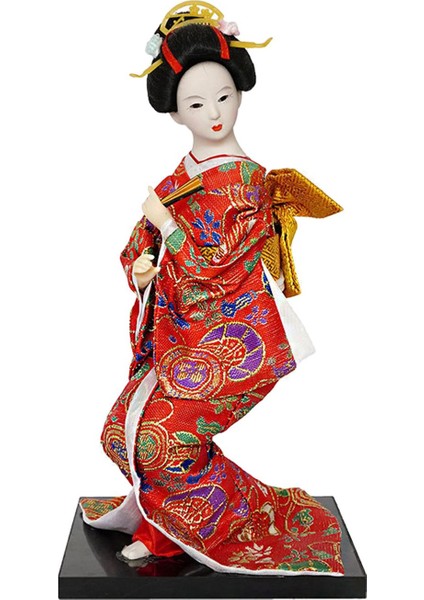 12 Inç Japon Kimono Geyşa Asyalı El Sanatları Minyatür Figür B (Yurt Dışından) indirimleri
