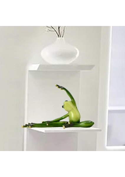 Reçine Yoga Kurbağa Figürleri Dekoratif Süs (Yurt Dışından) modelleri