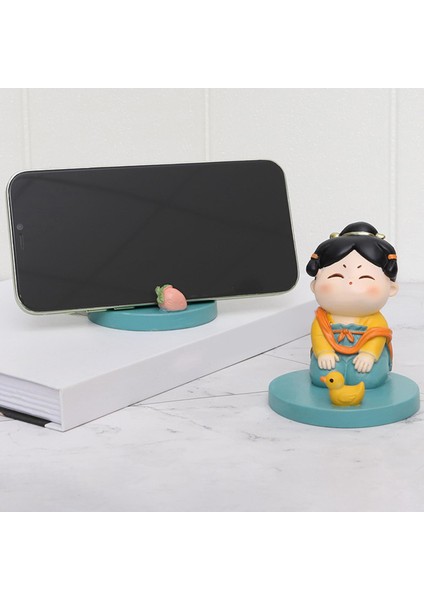 Kız Heykeli Cep Telefonu Cep Telefonu Ği Dekorasyonu A (Yurt Dışından) modelleri