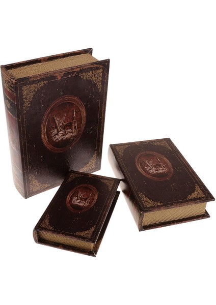 Retro Kitap Simülasyonu Kutusu Ev Süsleme Dekor (Yurt Dışından)