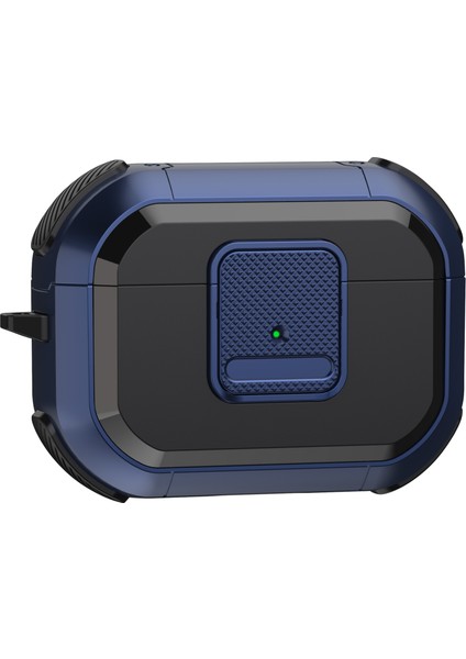 Airpods Pro 2 için Tpu Pc Kilitli tooth Koruyucu , Karabina Kulaklık Kılıfı (Yurt Dışından)