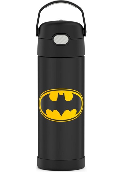 ， Geniş Ağızlı Kapaklı 16 Oz Paslanmaz Çelik Vakumlu Termos Neon Mor (Yurt Dışından)