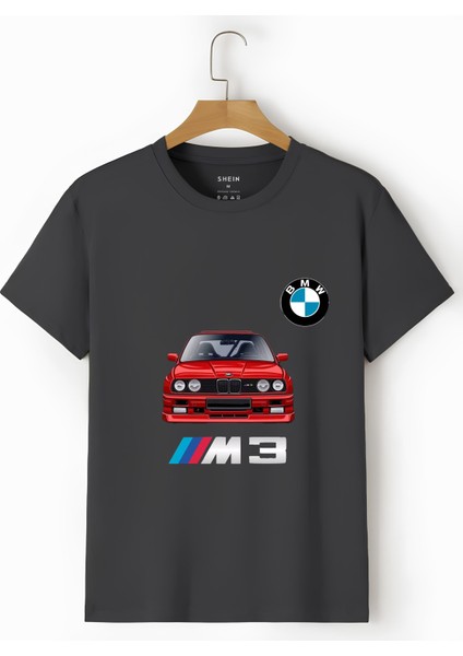 BBS Clothes Bmw E30 M3 Baskılı Siyah T-Shirt