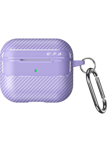 Apple Airpods 3 için Şık Karbon Fiber Tpu Darbeye Dayanıklı tooth Anti Toz Kulaklık Kılıfı (Yurt Dışından)