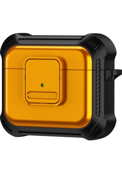 Apple Airpods 3 için tooth Düşmez Tpu+Pc Düğmeye Basarak Koruyucu Kulaklık Kılıfı (Yurt Dışından)