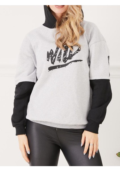 Originals Baskılı Kapüşonlu Sweatshirt