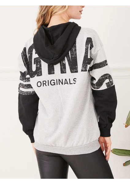 Originals Baskılı Kapüşonlu Sweatshirt modelleri