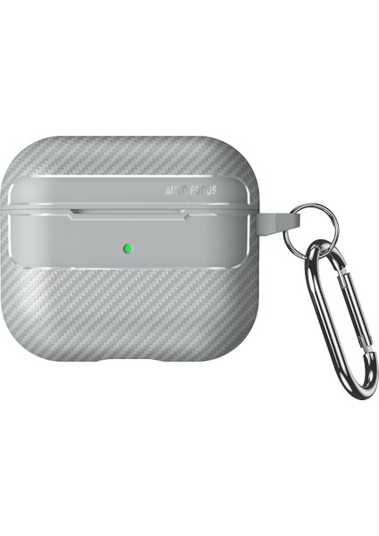 Apple Airpods 3 için Şık Karbon Fiber Tpu Darbeye Dayanıklı tooth Anti Toz Kulaklık Kılıfı (Yurt Dışından)