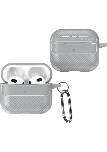 Apple Airpods 3 için Şık Karbon Fiber Tpu Darbeye Dayanıklı tooth Anti Toz Kulaklık Kılıfı (Yurt Dışından) fiyatları