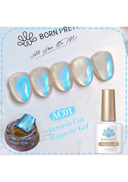 10ml Aurora Cat Magnetic Kalıcı Oje Ac01 (59222)