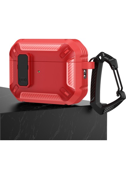 Apple Airpods Pro 2 için Tpu + Pc Koruyucu Karabina İle Drop Proof Kulaklık Kılıfı (Yurt Dışından) fiyatları