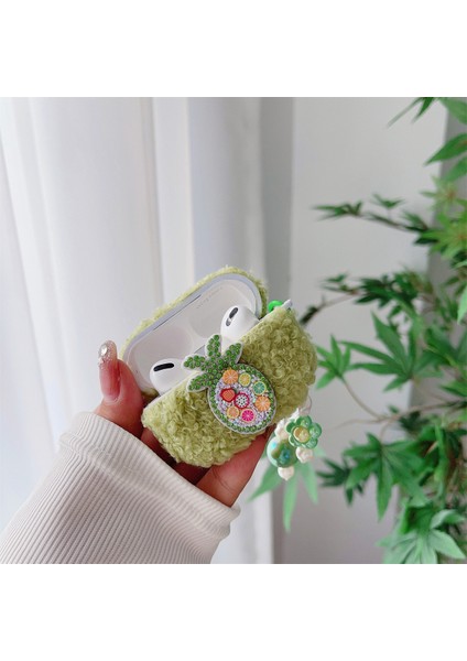Airpods Pro 2 için Sevimli Ananas Yumuşak Kabartmak Tpu Kolye İle Kulaklık Kılıfı (Yurt Dışından) fiyatları
