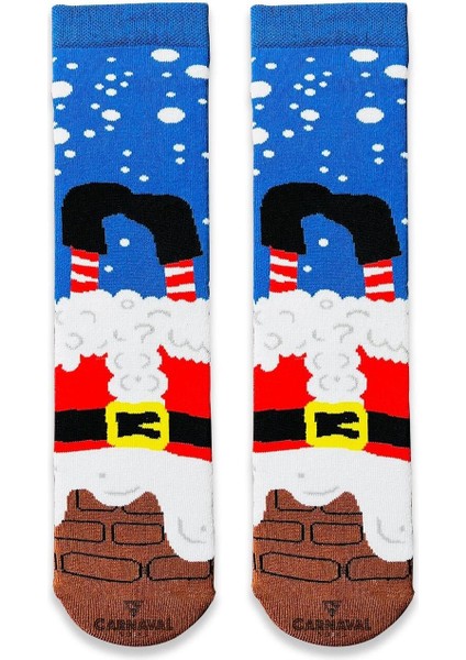 5'li Havlu Yılbaşı Desenli Hediye Çorap Seti indirimleri